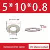 201 Stainless Steel Rust-proof Flat Washer - National Standard Hardware Fasteners with Complete Specifications, In Stock.
