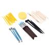38pcs Clay Tools Kit Portable Ceramics Polymer Clay Sculpting Tools with Storage Bag for Carving