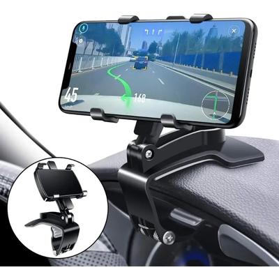 Soporte universal para teléfono de coche con rotación de 360 grados, clip para rejilla de ventilación del salpicadero del coche, estable y antivibración