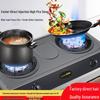 Double Burner Energy-Saving Gas Stove for Natural and Liquefied Petroleum Gas