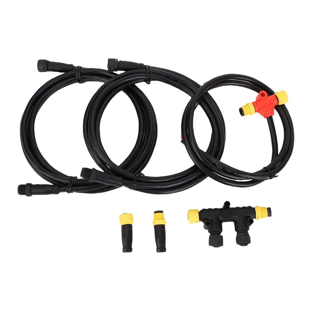 NMEA 2000 Starter Kit Fit for Lowrance Marine Grade Backbone Cables Drop Cables Tees Terminators M12 5pin 2K Network