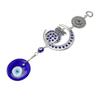 Evil Eye Talisman with Owl Pendant Blue Turkish Evil Eye Blessing Amulet for Car Home Protection