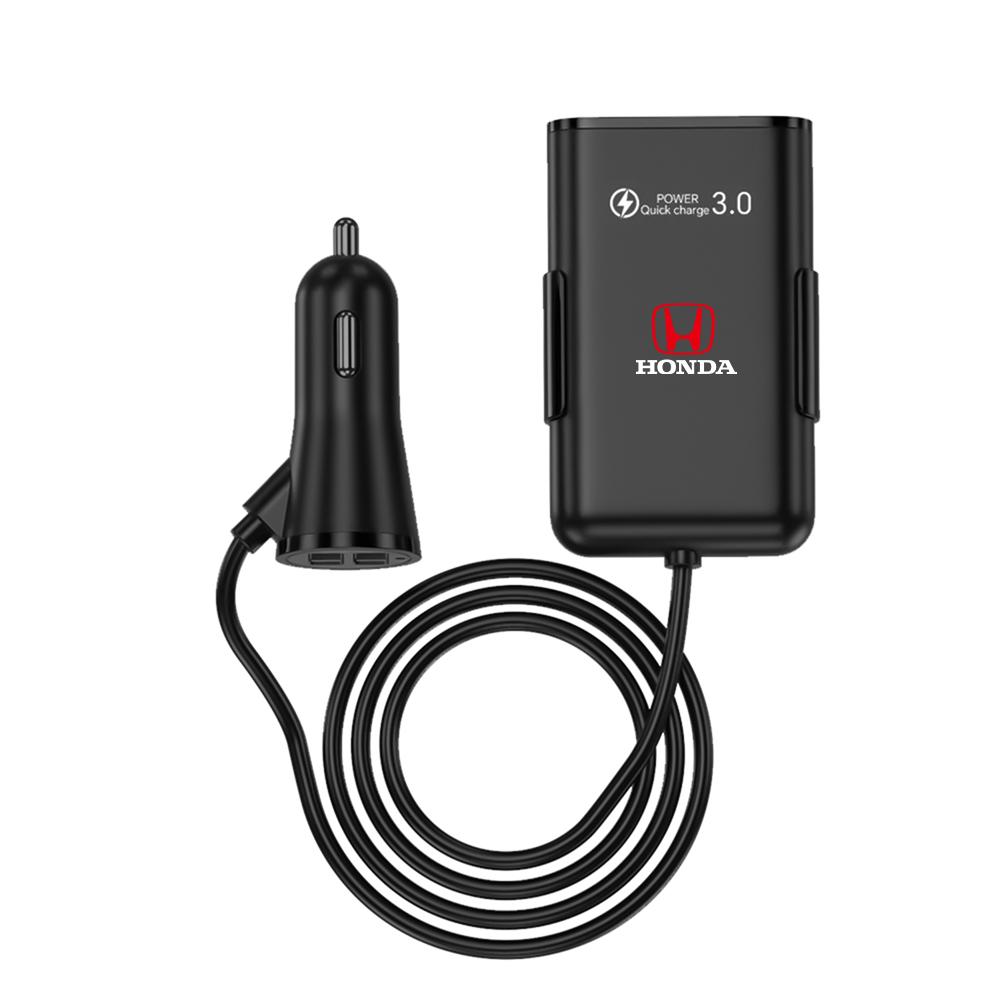 Car Charger Fast Charging QC3.0 USB Mobile Phone Charger Adapter For Honda Civic Fit Accord Jazz Mugen CITY CRV Type R Odyssey CX9