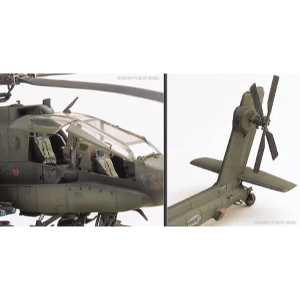 Academy 1/48 AH-64A Apache AM12262 Plastic Model