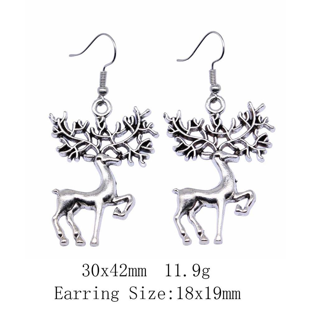Christmas Decorations Earrings Set Animals Drop & Dangle Earring Backpack Ear Rings