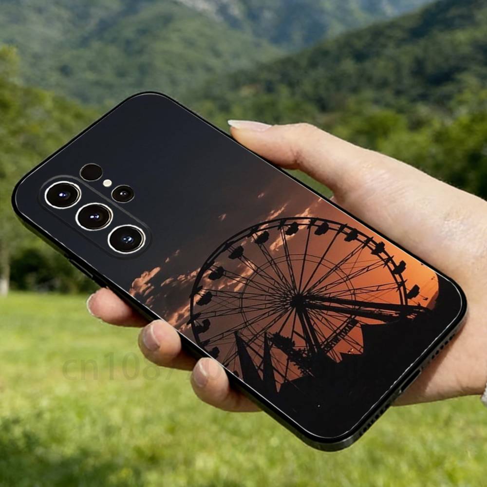 

Ferris wheel Phone Case For Samsung GalaxyA53,51,72,73,31,30,42 Soft Silicone Phone Protective Case SamsungA324g