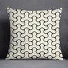 Geometric Simple Pattern Collection Home Decor Pillowcase Square   Office