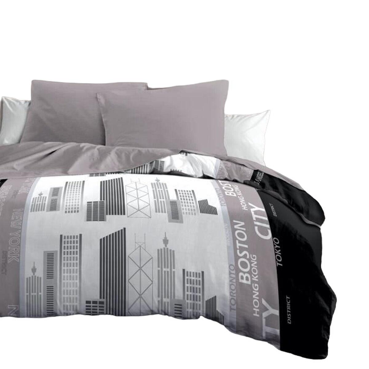 

HOME LINGE PASSION Пододеяльник Белый Черный/Серый 220 x 240 см TU прозрачный