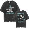 Hot Sale Demon Slayer Tokitou Muichirou Graphics Print T-shirt Men Women Vintage Washed Cotton Loose Casual Oversized Short Sleeve Streetwear Top