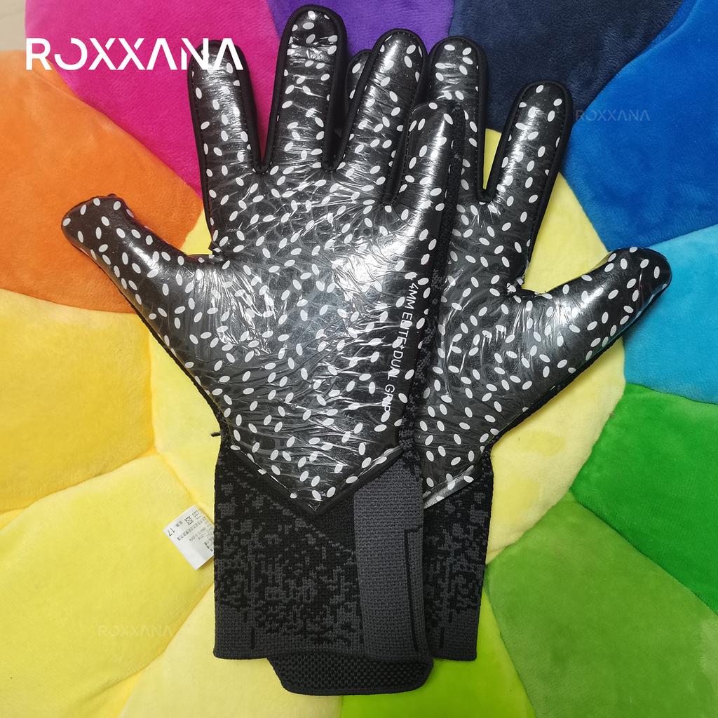 ROXXANA Professional Thick Anti-Slip Goalkeeper Gloves - Breathable Full Latex, Enhanced Grip & Comfort Fit for Soccer Matches