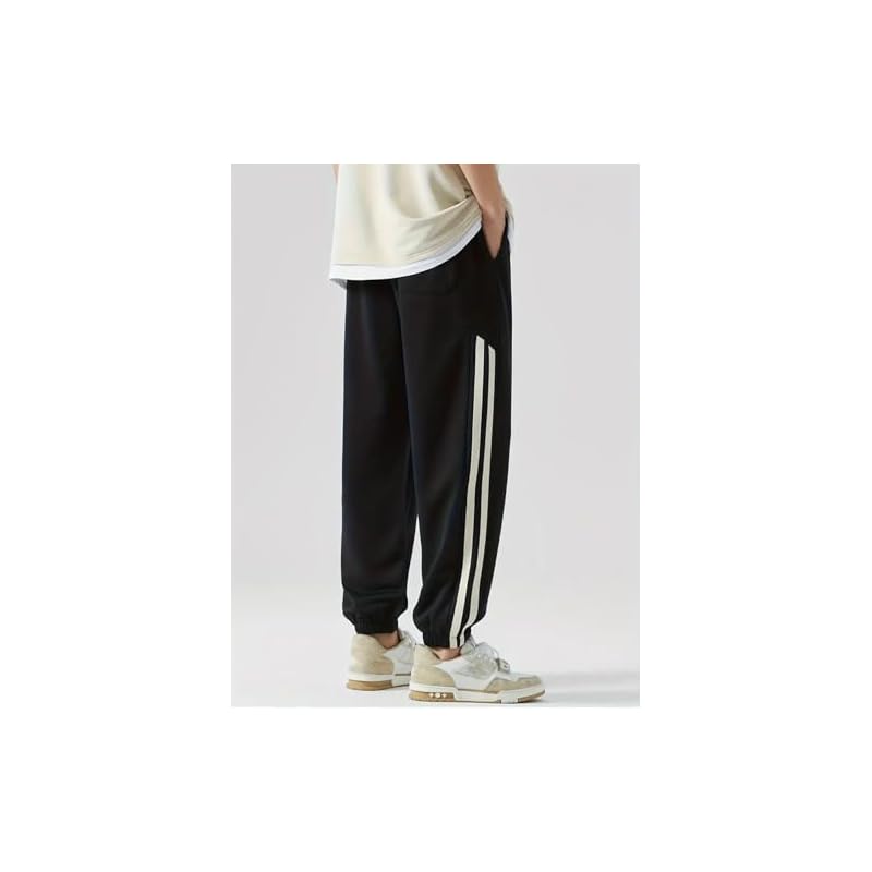 Track Pant for Men || Men Track Pant || Track Pant (TP-32-33) (L, Black) S
