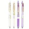 4pcs Cute Floral Gel Pen, Retractable Gel Pen, 0.5mm Quick-Drying Black Ink Pen Cute Pen, Fine Point Pen, Smooth Writing Pen