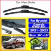 Car Front Wiper Blades For Hyundai Genesis GV80 JX1 Window Windshield Windscreen Brushes Auto Accessories 26"+16"