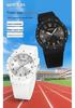 Sanda Unisex Waterproof Exam Quartz Watch for Middle School Students - Korean Style, Simple, Luminous, Sports Design
