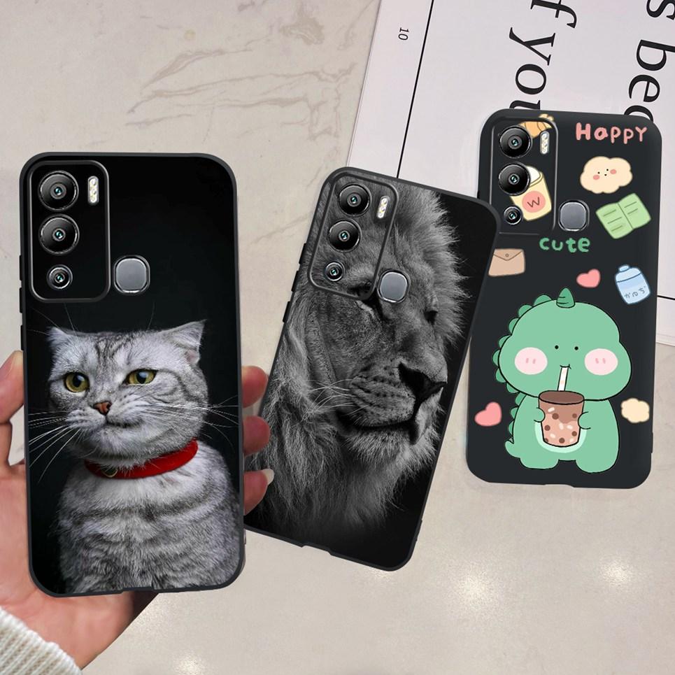 For Infinix Hot 12i Case Hot 12 12Play Cute Fashion Soft Silicone Back Cover For Infinix Hot12 Hot 12 Play NFC Phone Bumper Etui