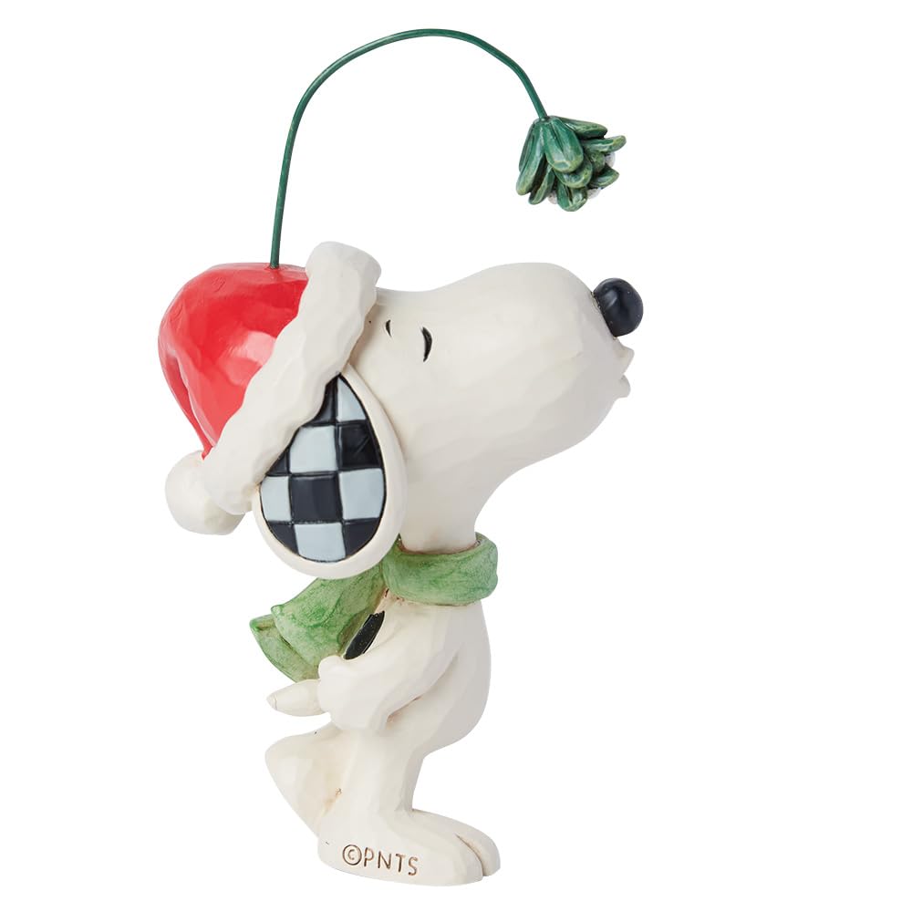 JIM SHORE Snoopy Muérdago Mini 6015036 <Navidad>