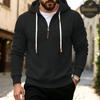 Men's Color Pullover Hoodie Sweatshirt for Casual Daily Wear