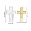 Crossed Shape Silicone Mold Easy Demold Holiday Candle Silicone Mould For Resin Casting Making Candle Soap Chocolate