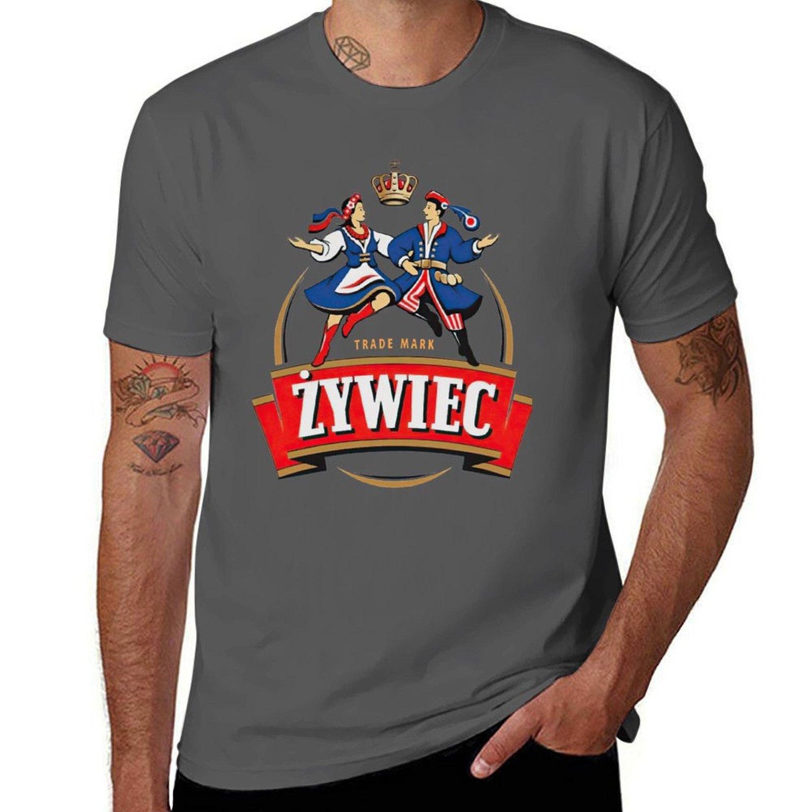 

Vintage Zywiec Beer T-Shirt plus size clothes quick drying essential t shirt korean fashion mens graphic t-shirts hip hop 3XL