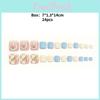 Wholesale Wearable Rabbit Nail Wraps Adorable Cartoon Nail Decals J5