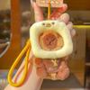 Bread Capybara Capybara Plush Pendant Cartoon Car Key Ring Cartoon Keychain  Bag Accessories