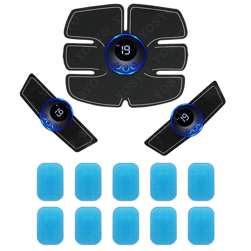Unbound Muscle Massage Intelligent Fitness Usb Charge Abdominal Hip Joint Trainer Electric Patch Replace Gel