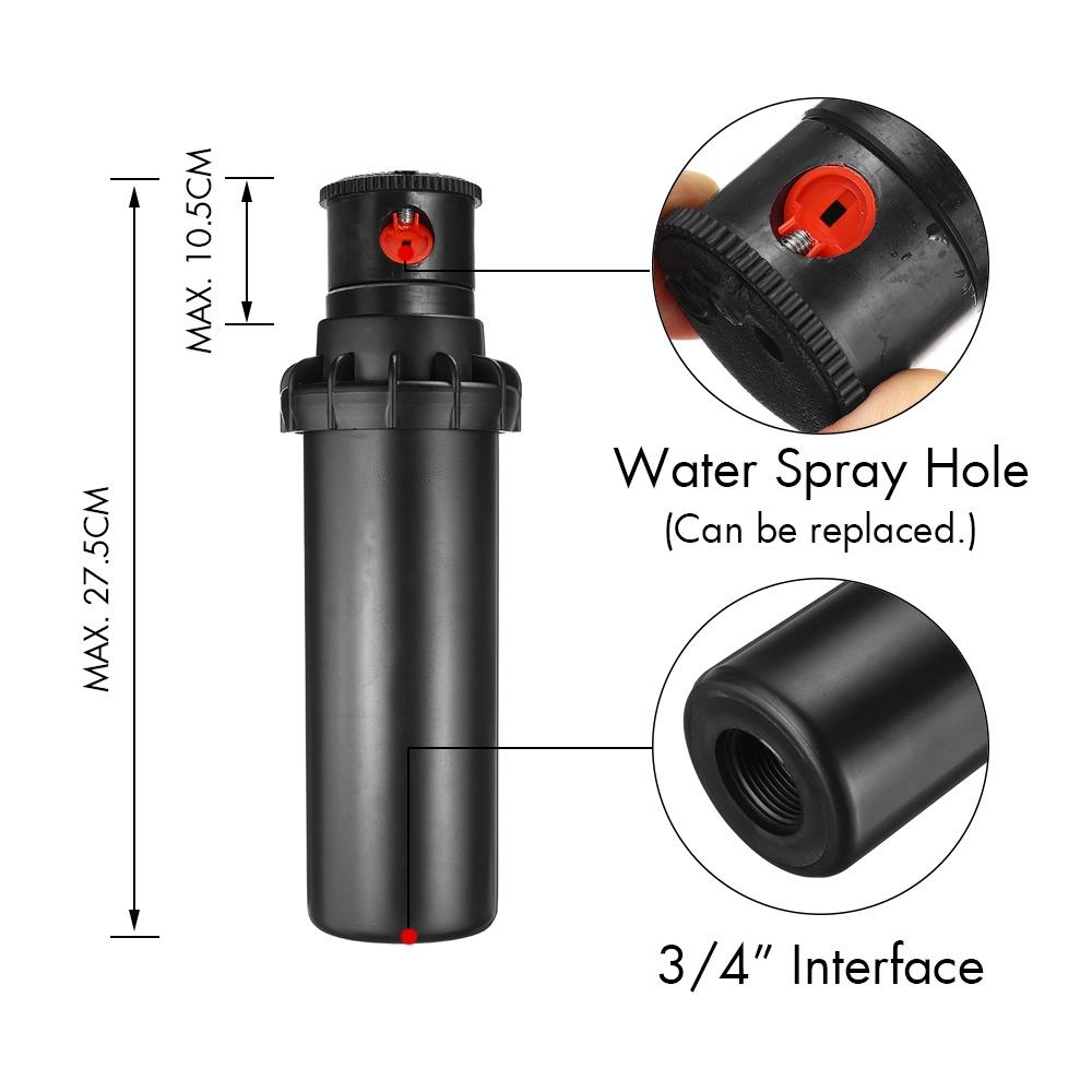 

Automatic Rotation Nozzle Lawn Sprinkler Pop-up Spray Head Sprinkler Misting Garden Irrigation Misting Watering System