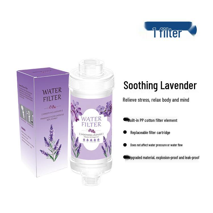 Shower Head with Replaceable PP Cotton Core for Dechlorination and Fragrance Enhancement