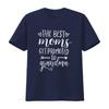 The Best Moms Get Promoted To Grandma T Shirt Women Grandmother GifT with Funny Saying Casual Top Vintage Washed Versatile