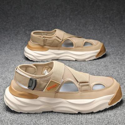 Erkek Sandalet Yaz Eğlence Plaj Tatil Sandalet erkek ayakkabısı Yeni Açık Ayakkabı Erkek Retro Rahat Rahat Sandalet Erkekler