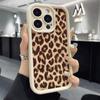 Brown Leopard Print Pattern Shockproof Phone Case for Xiaomi Redmi Note 14 13 12 11 10 9 8 7 Pro Anti-Slip Soft TPU Cover