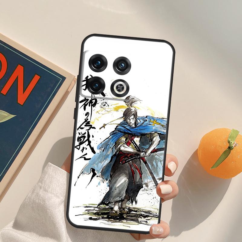 Japanese Samurai Warrior Case For OnePlus 15 13 12 11 13R 12R 10T 8T 13T OnePlus Nord 5 CE 3 2 4 Lite N20 N30 Cover