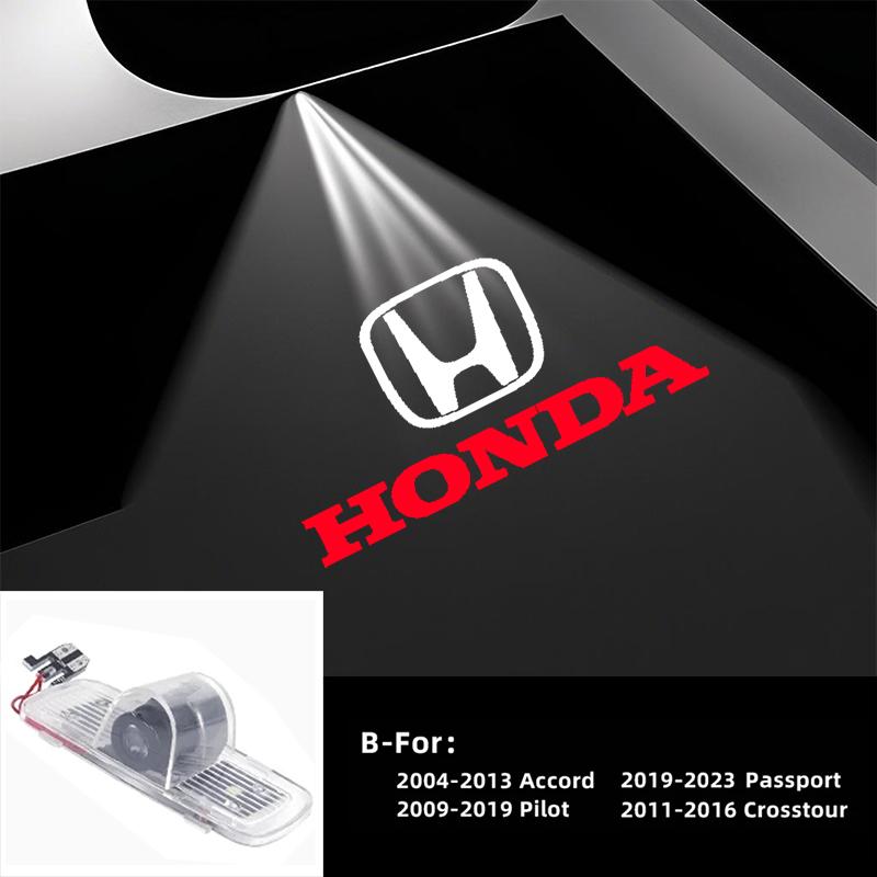 Honda Car Door Logo Welcome Light Projector Lamps Accessories For Honda Accord Civic FIT Insight CRV Jazz HRV CRZ CRX City Vezel