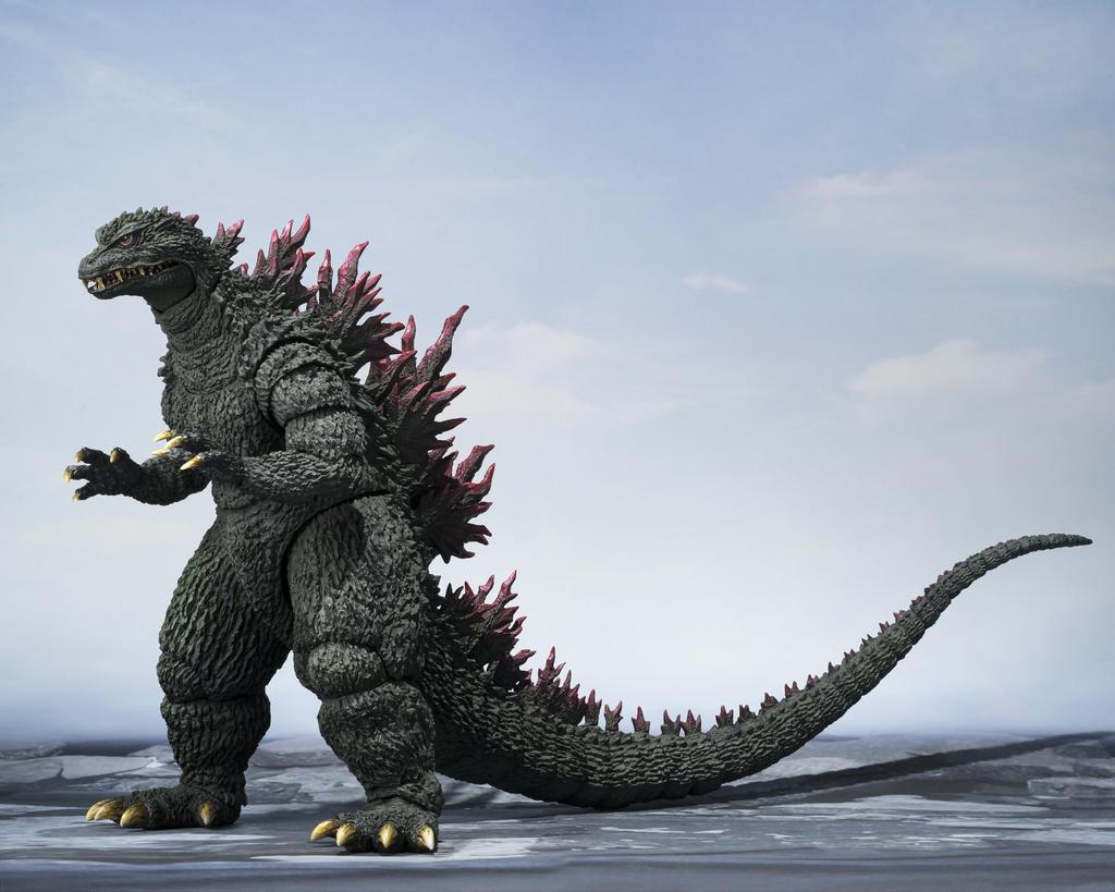 TAMASHII NATIONS MonsterArts Godzilla G Annihilation Strategy Godzilla Omtrent 160mm PVC ABS Malt Bevegelig Figur S.H. vs. Megaguirus (2000)