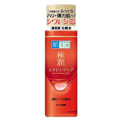 Hada Labo Gokujun Medicated Firming Care 170ml Lotion, Anti-Aging [Quasi-drug], Fragrance-Free,