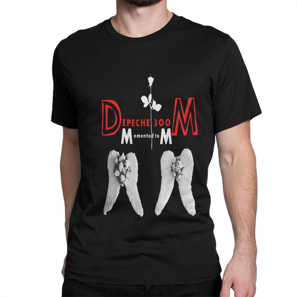 Electronic Rock Depeche Cool Mode T-Shirt Summer Hip Hop T Shirts Adult Cotton Crewneck Clothing Short Sleeve Streetwear Tops