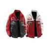 New Fattened Plus Size Leather Jacket Men's PU Leather Tooling Large Size Leather Jacket Men's Stand-Up Collar Locomotive Douyin Cross