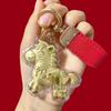 999 Pure Gold Year of the Horse Keychain Bag Charm & Mobile Phone Lanyard - Perfect Birthday Gift