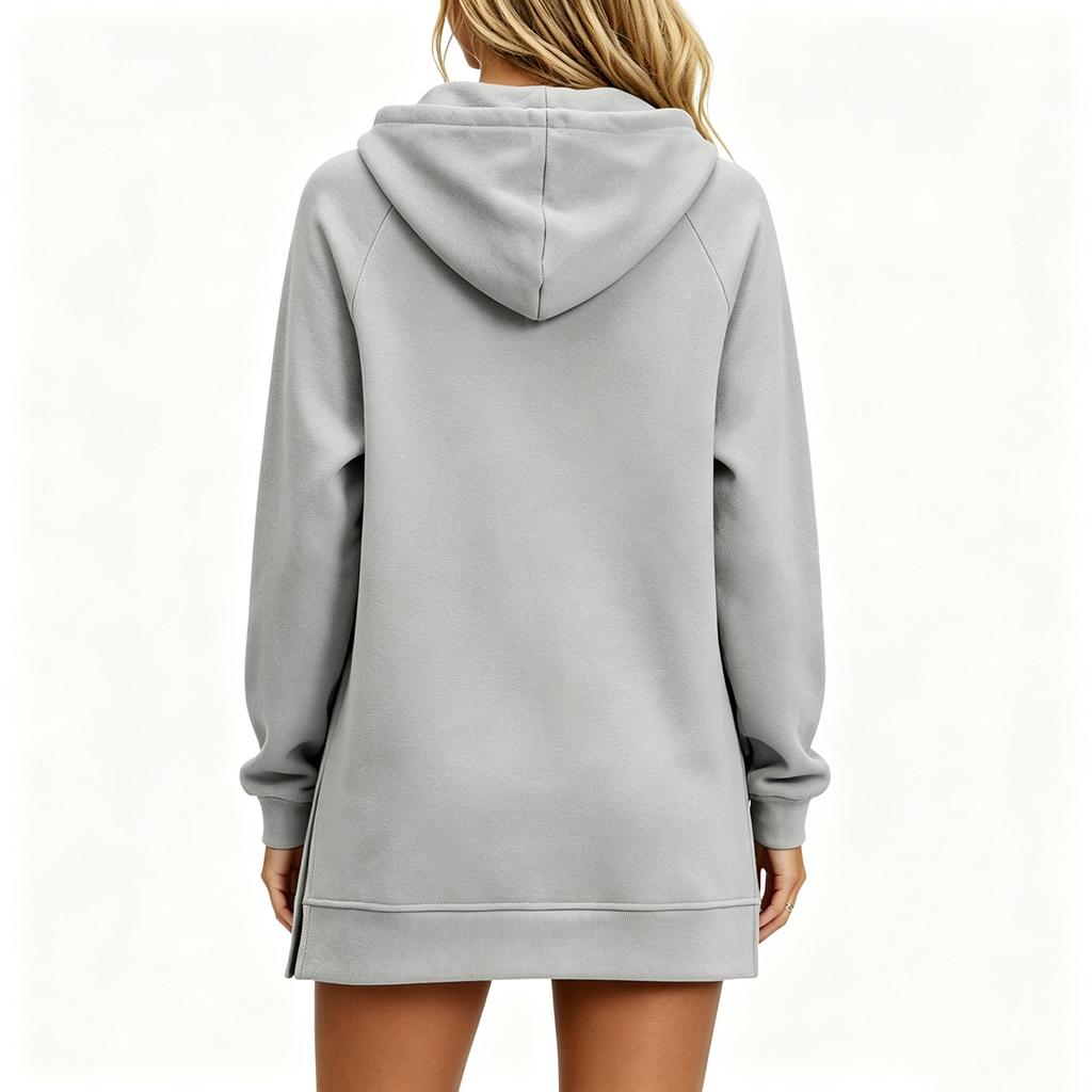 Women's Loose Fit Hoodie Sweatshirt with Pockets for Casual Everyday Wear