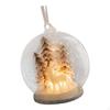 LED Christmas Balls Hanging Ornaments Glowing Glass Ball for Theme Party Holiday Wedding Decoration