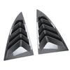 2pcs Rear Car Window Shutter Cover for Tesla Model 3 2024-2025 Louver Side Vent Trim Triangle Accessorie