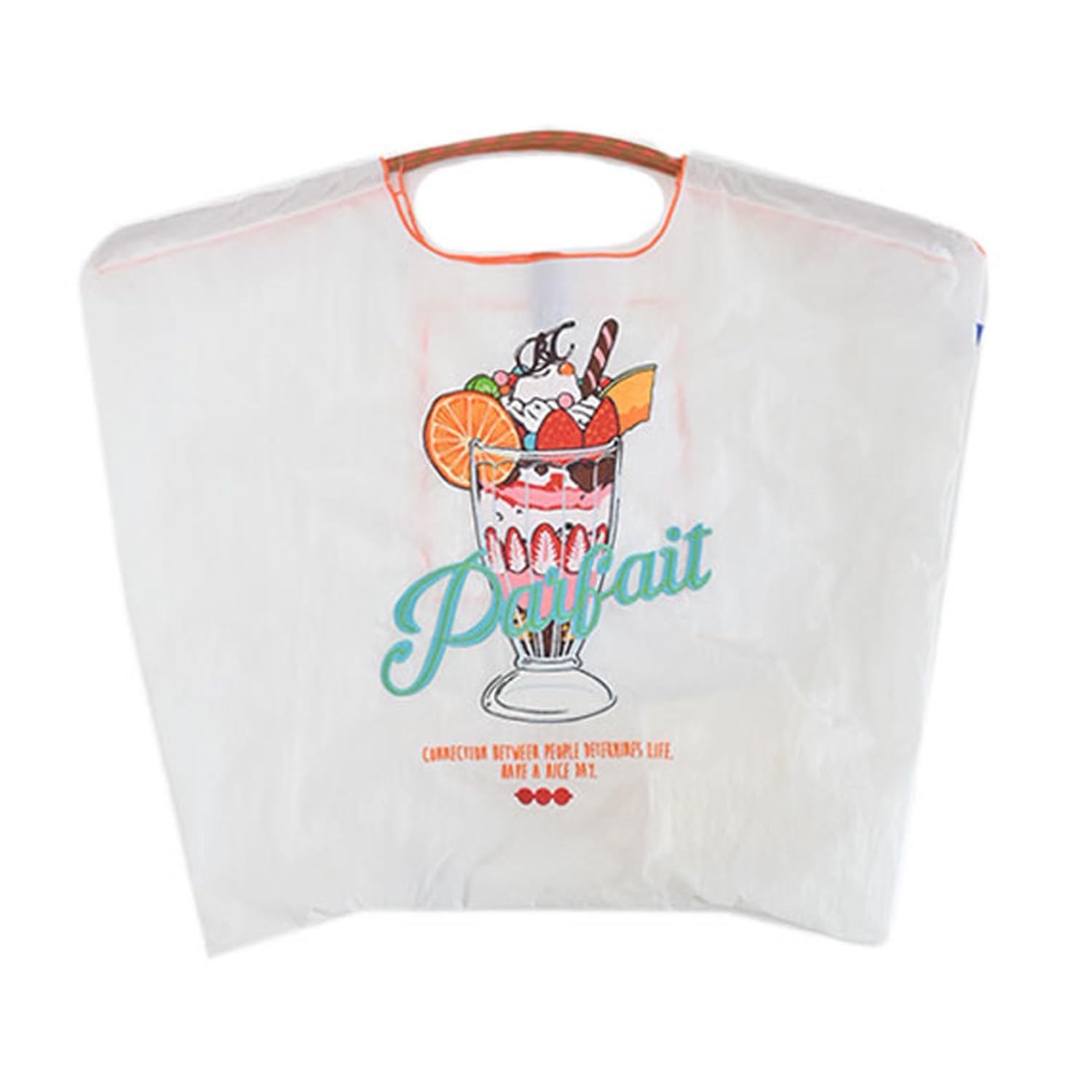 

Шариковая цепочка Аутентичная Большая Сумка для покупок PARFAIT Эко-сумка 301129 & (БЕЛЫЙ, Л) белый