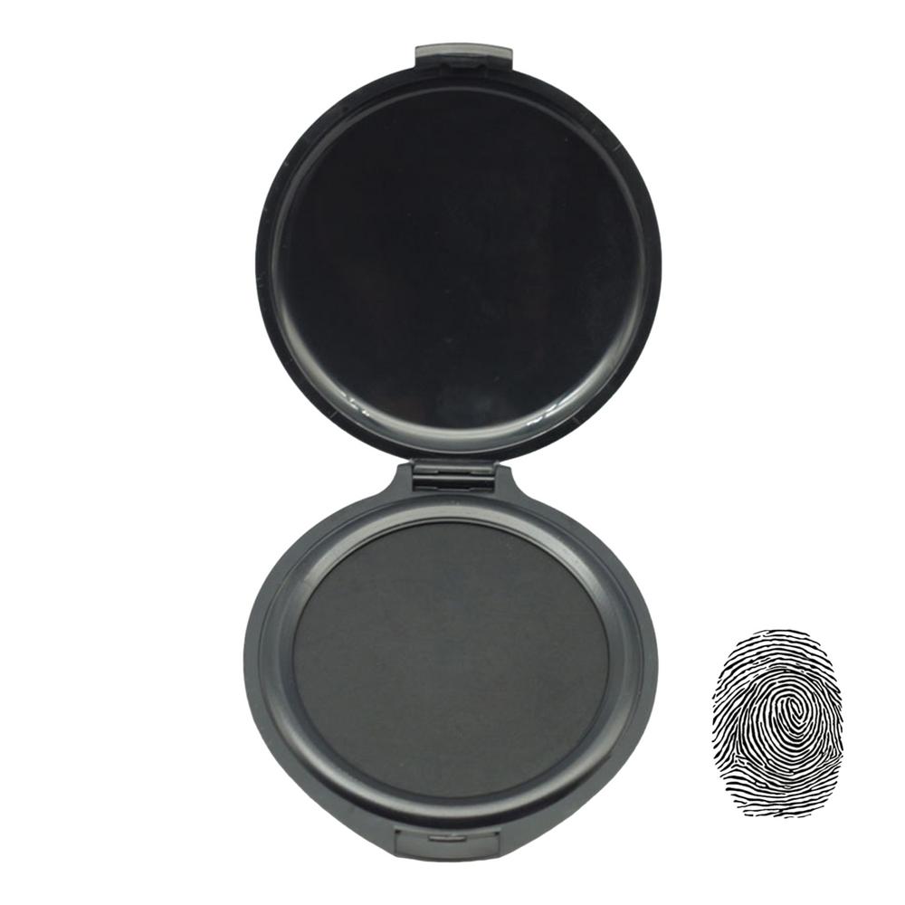 Fingerprint Seal Portable Stamp Ink Pad for Notary Supplies Identification Security ID Pad School Definition Fingerprint