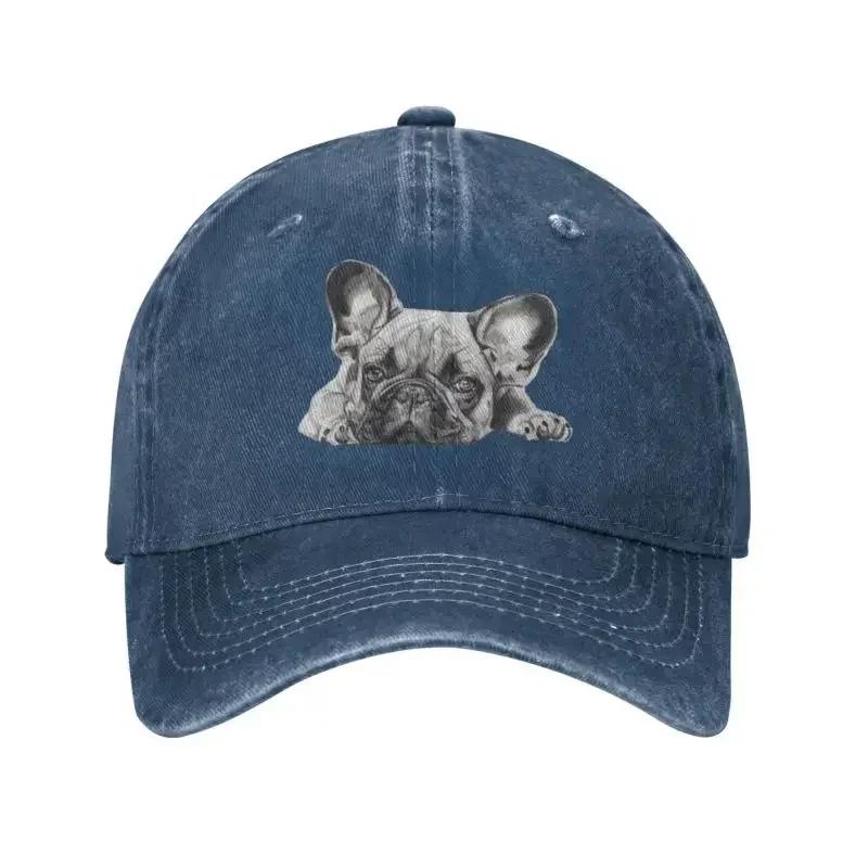 

Fashion Cotton French Bulldog Frenchie Dog Baseball Cap Women Unisex Custom Adjustable Adult Dad Hat Summer Adjustable Cap& 8Y