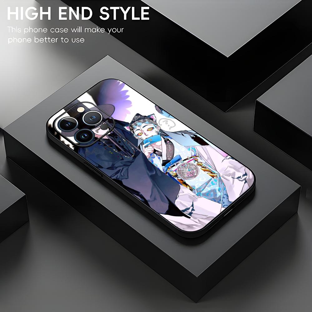 KPop Lovci démonů Jinu Pouzdro na telefon pro iPhone 16 16e 15 14 13 12 11 XS XR Plus Mini Pro Max Měkký černý Nárazuvzdorný kryt