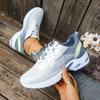 Breathable Mesh Sneakers, Lightweight Soft-soled Mesh Shoes, Women's Woven Lace-up Shoes, Suitable for Daily Outings, Running, Fitness