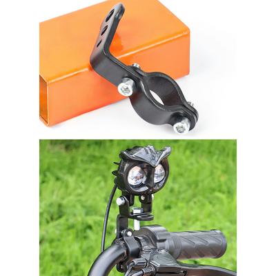 Pince de fixation de guidon de moto réglable Matériau métallique robuste Conception résistante aux intempéries Pour la plupart des types de vélos
