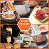 Burger Press Stainless Steel Smash Hamburger Presses Meat Mold Deli Meats Kitchen Accessories Patties Meat Masher Burger Making