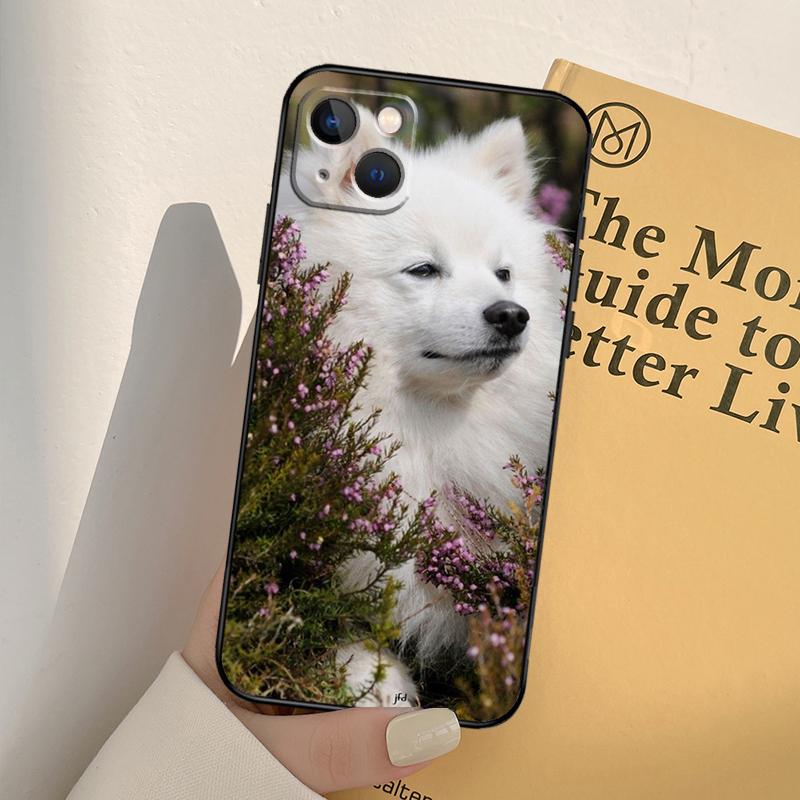 Japanese Spitz Dog Phone Case For iPhone 17 16 15 14 11 12 13 Pro Max mini XR 16e 15 16 Plus 17 Air Full Cover