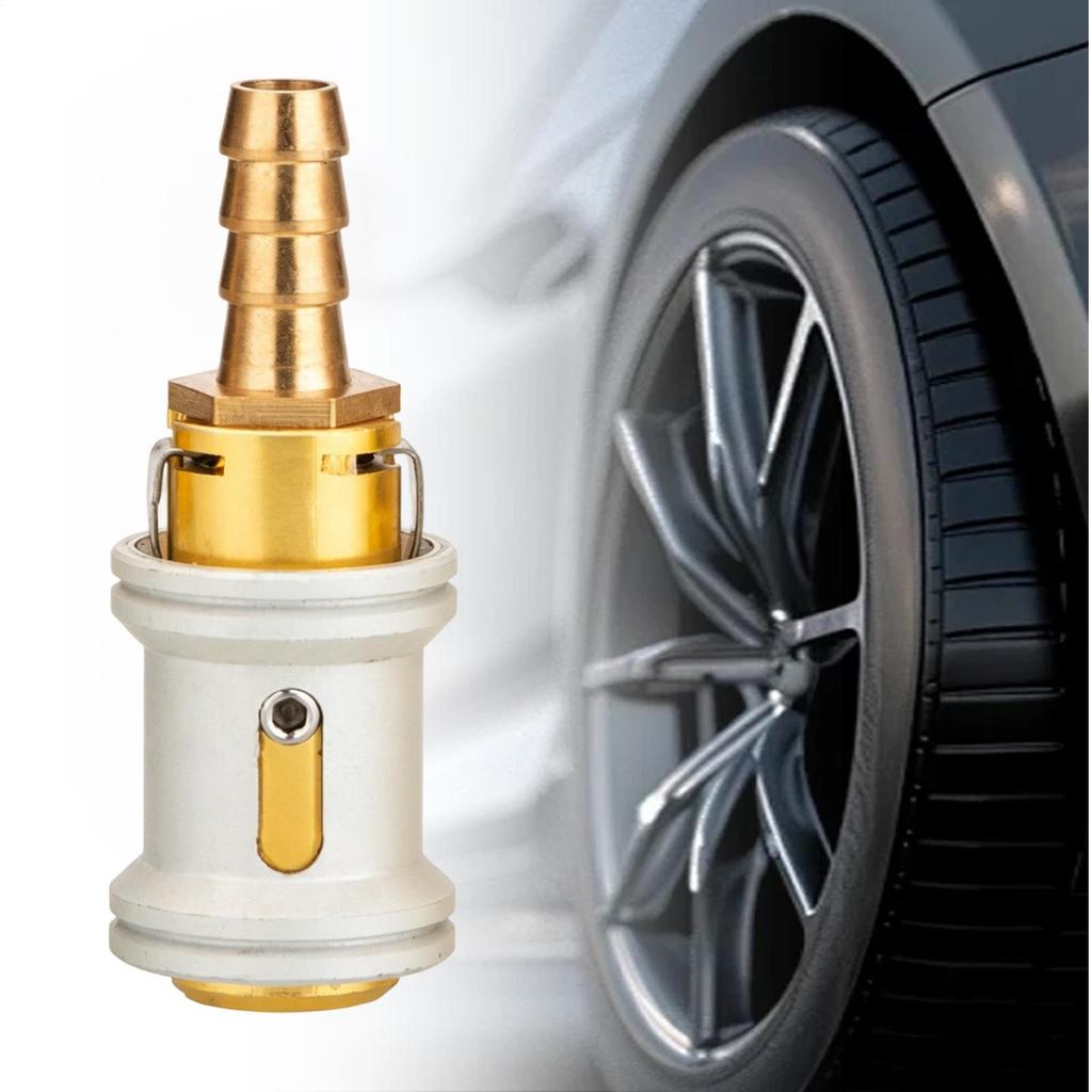 Air Pump Tire Connector Leak-Proof Easy Maintenance Air Pump Replacement Nozzles For Vehicles Trailer RV Sedan Pickup Motorcycle